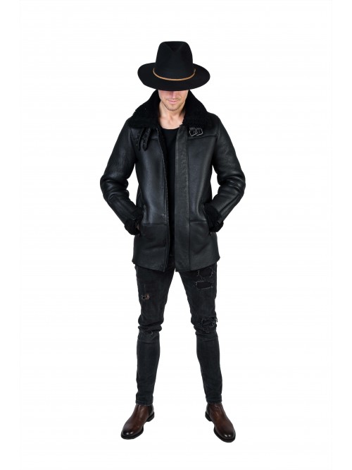 E-225 Black Shearling