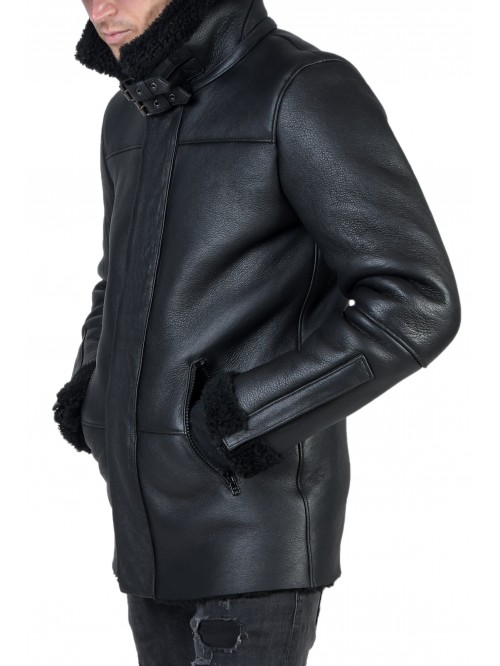 E-225 Black Shearling