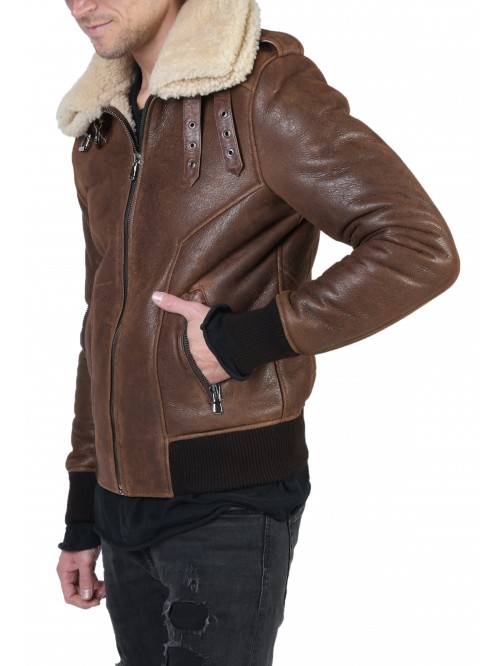 E-222 Brown Shearling