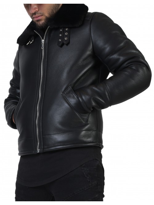E-192 Black Shearling
