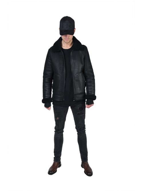 E-221 Black Shearling