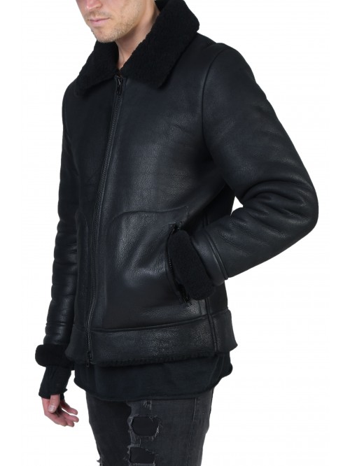 E-221 Black Shearling